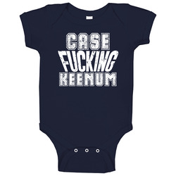 Fcking Case Keenum Los Angeles Football Team Favorite Player Fan Baby One Piece Fcking Case Keenum Los Angeles Football Team Favorite Player Fan Baby One Piece