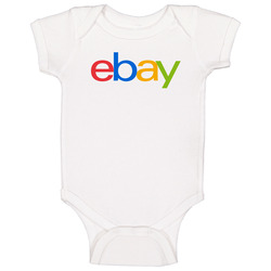 Ebay Inc Nasdaq Company Logo Employee Fan Baby One Piece Ebay Inc Nasdaq Company Logo Employee Fan Baby One Piece