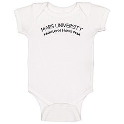 Mars University Fictional College Futurama Tv Show Fan Baby One Piece Mars University Fictional College Futurama Tv Show Fan Baby One Piece