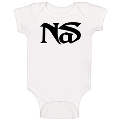 Nas Rapper Logo Rap Hop Hop Music Fan Baby One Piece Nas Rapper Logo Rap Hop Hop Music Fan Baby One Piece