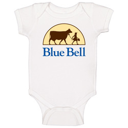 Blue Bell Creameries Best Ice Cream Brand Dessert Treat Logo Baby One Piece Blue Bell Creameries Best Ice Cream Brand Dessert Treat Logo Baby One Piece