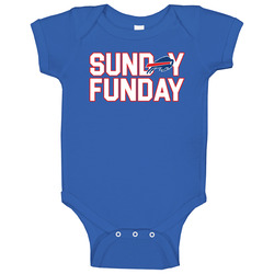 Buffalo Football Sunday Funday Team Division League Fan Baby One Piece Buffalo Football Sunday Funday Team Division League Fan Baby One Piece