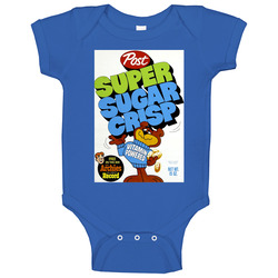 Super Sugar Crisp Box Greatest Cereal Of All Time Breakfast Fan Foodie Baby One Piece Super Sugar Crisp Box Greatest Cereal Of All Time Breakfast Fan Foodie Baby One Piece
