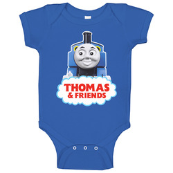 Thomas The Tank Engine & Friends Big Face 80s Kids Tv Show Baby One Piece Thomas The Tank Engine & Friends Big Face 80s Kids Tv Show Baby One Piece