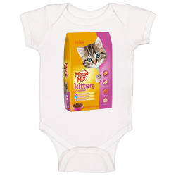 Meow Mix Kitten Cat Food Mascot Baby One Piece Meow Mix Kitten Cat Food Mascot Baby One Piece