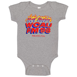 Hot Hits Wcau Fm 98 Philadelphia Retro Look Baby One Piece