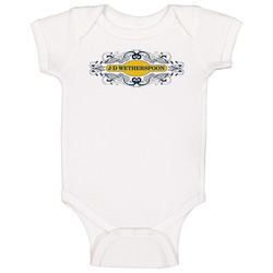 J D Wetherspoon Uk Chain Restaurants Logo Baby One Piece J D Wetherspoon Uk Chain Restaurants Logo Baby One Piece