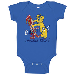 Bruins Trounce Troy Ucla Vs Usc Vintage Look Rivalry Baby One Piece Bruins Trounce Troy Ucla Vs Usc Vintage Look Rivalry Baby One Piece