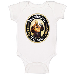 Franziskaner Weissbier Beer Cool Brewery Retro Brew Logo Baby One Piece Franziskaner Weissbier Beer Cool Brewery Retro Brew Logo Baby One Piece