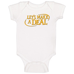 Let's Make A Deal Retro 80s Tv Show Logo Fan Baby One Piece Let's Make A Deal Retro 80s Tv Show Logo Fan Baby One Piece