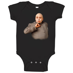 1998 Dr Evil Austin Powers Baby One Piece 1998 Dr Evil Austin Powers Baby One Piece