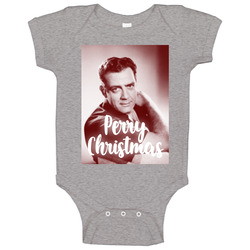 Perry Mason Tv Show Raymond Burr Perry Christmas Funny Baby One Piece Perry Mason Tv Show Raymond Burr Perry Christmas Funny Baby One Piece