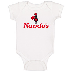 Nandos Uk Chain Restaurants Logo Baby One Piece Nandos Uk Chain Restaurants Logo Baby One Piece