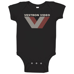 Vestron Video Inc Home Video Recording Company 90s Logo Baby One Piece Vestron Video Inc Home Video Recording Company 90s Logo Baby One Piece