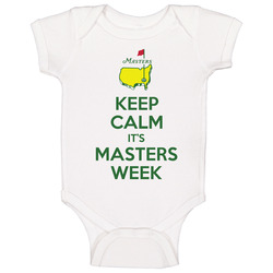 Keep Calm It's Masters Week Golf Tournament Fan Baby One Piece Keep Calm It's Masters Week Golf Tournament Fan Baby One Piece