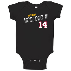 Ray-ray Mccloud Iii 14 Favorite Player Pittsburgh Football Fan Baby One Piece Ray-ray Mccloud Iii 14 Favorite Player Pittsburgh Football Fan Baby One Piece