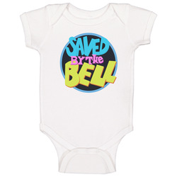 Saved By The Bell Retro 80s Tv Show Logo Fan Baby One Piece Saved By The Bell Retro 80s Tv Show Logo Fan Baby One Piece