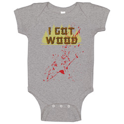 Shaun Of The Dead Got Wood Blood Splatter Funny Movie Fan Baby One Piece Shaun Of The Dead Got Wood Blood Splatter Funny Movie Fan Baby One Piece