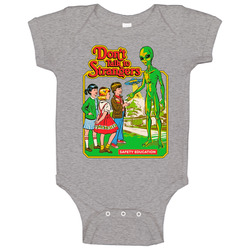 Don't Talk To Strangers Funny Alien Baby One Piece Don't Talk To Strangers Funny Alien Baby One Piece