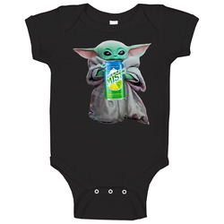 Baby Yoda The Child Mandalorian Sierra Mist Soda Pop Drink Baby One Piece Baby Yoda The Child Mandalorian Sierra Mist Soda Pop Drink Baby One Piece