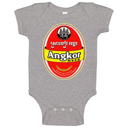 Angkor Beer Southeast Asia Cambodia Fan Baby One Piece Angkor Beer Southeast Asia Cambodia Fan Baby One Piece