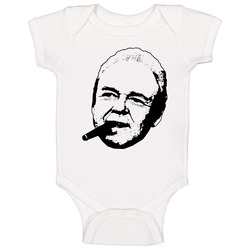 Archie Bunker Carroll O'connor All In The Family 80s Tv Show Character Fan Baby One Piece Archie Bunker Carroll O'connor All In The Family 80s Tv Show Character Fan Baby One Piece