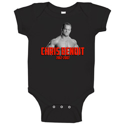 Chris Benoit Wrestling Memorial Fan Baby One Piece Chris Benoit Wrestling Memorial Fan Baby One Piece
