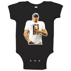 George Kittle Wearing Jimmy Garoppolo Football Baby One Piece George Kittle Wearing Jimmy Garoppolo Football Baby One Piece