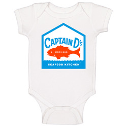 Captain D's Favourite Food Baby One Piece Captain D's Favourite Food Baby One Piece