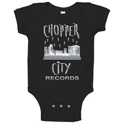 Chopper City Records Hip Hop Record Label Music Lovers Baby One Piece Chopper City Records Hip Hop Record Label Music Lovers Baby One Piece