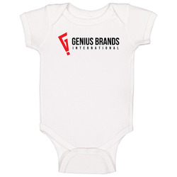 Genius Brands International Nasdaq Company Logo Employee Fan Baby One Piece Genius Brands International Nasdaq Company Logo Employee Fan Baby One Piece
