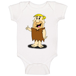 Barney Rubble Flinstones Cartoon Fan Baby One Piece Barney Rubble Flinstones Cartoon Fan Baby One Piece