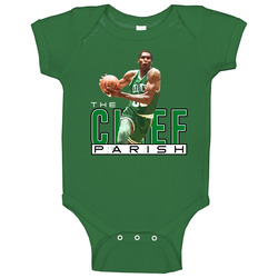 The Chief Robert Parish Boston Basketball Vintage Retro Style Baby One Piece The Chief Robert Parish Boston Basketball Vintage Retro Style Baby One Piece