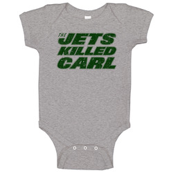 The Jets Killed Carl Curb Your Enthusiasm Fan Baby One Piece The Jets Killed Carl Curb Your Enthusiasm Fan Baby One Piece