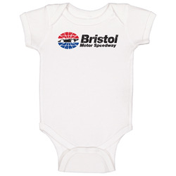 Bristol Motor Speedway Automobile Car Motorcycle Parts Cool Distressed Style Brand Logo Emblem Baby One Piece Bristol Motor Speedway Automobile Car Motorcycle Parts Cool Distressed Style Brand Logo Emblem Baby One Piece