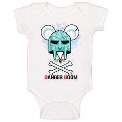 Danger Doom Mf Doom Danger Mouse Collaboration Music Fan Baby One Piece Danger Doom Mf Doom Danger Mouse Collaboration Music Fan Baby One Piece