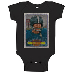 Al Bundy Vintage Retro Sports Trading Card Distressed Look Baby One Piece Al Bundy Vintage Retro Sports Trading Card Distressed Look Baby One Piece