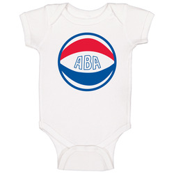 American Basketball Association Aba Sports Fan Logo Baby One Piece American Basketball Association Aba Sports Fan Logo Baby One Piece