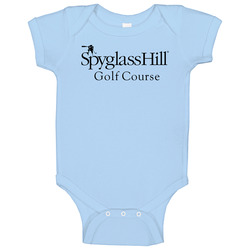 Spyglass Hill Golf Course Logo Golfing Fan Father's Day Baby One Piece Spyglass Hill Golf Course Logo Golfing Fan Father's Day Baby One Piece