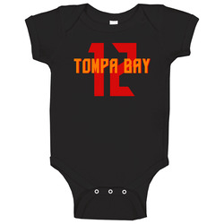 Tompa Bay Tom Brady Quarterback Tampa Bay Football Sports Fan Baby One Piece Tompa Bay Tom Brady Quarterback Tampa Bay Football Sports Fan Baby One Piece