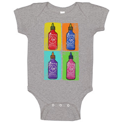 Sriracha Hot Sauce Andy Warhol Roi Guava Juice Youtuber Challenge Fan Baby One Piece Sriracha Hot Sauce Andy Warhol Roi Guava Juice Youtuber Challenge Fan Baby One Piece