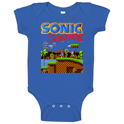 Sonic The Hedgehog 1991 Best Video Games Of All Time Baby One Piece Sonic The Hedgehog 1991 Best Video Games Of All Time Baby One Piece