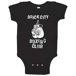 Brick City Newark Usa Boxing Club Baby One Piece Brick City Newark Usa Boxing Club Baby One Piece
