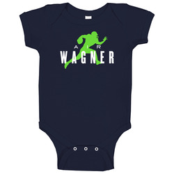 Air Bobby Wagner Seattle Football Player Fan Parody Baby One Piece Air Bobby Wagner Seattle Football Player Fan Parody Baby One Piece