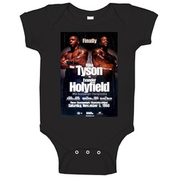 Mike Tyson Vs Evander Holyfield Heavyweight Championship Classic Boxing Baby One Piece Mike Tyson Vs Evander Holyfield Heavyweight Championship Classic Boxing Baby One Piece