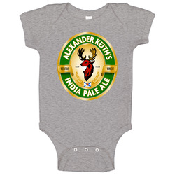 Alexander Keiths India Pale Ale Beer Alcohol Logo Baby One Piece Alexander Keiths India Pale Ale Beer Alcohol Logo Baby One Piece
