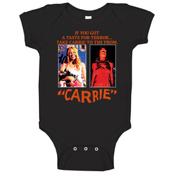 Carrie Horror Movie Vintage Retro Baby One Piece Carrie Horror Movie Vintage Retro Baby One Piece