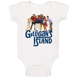 Gilligan's Island Retro Tv Show Baby One Piece Gilligan's Island Retro Tv Show Baby One Piece