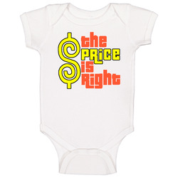 The Price Is Right Tv Game Show Baby One Piece The Price Is Right Tv Game Show Baby One Piece