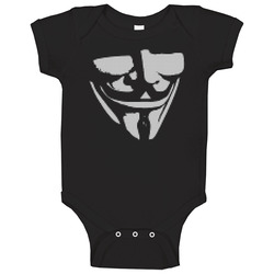 V For Vendetta Movie Baby One Piece V For Vendetta Movie Baby One Piece